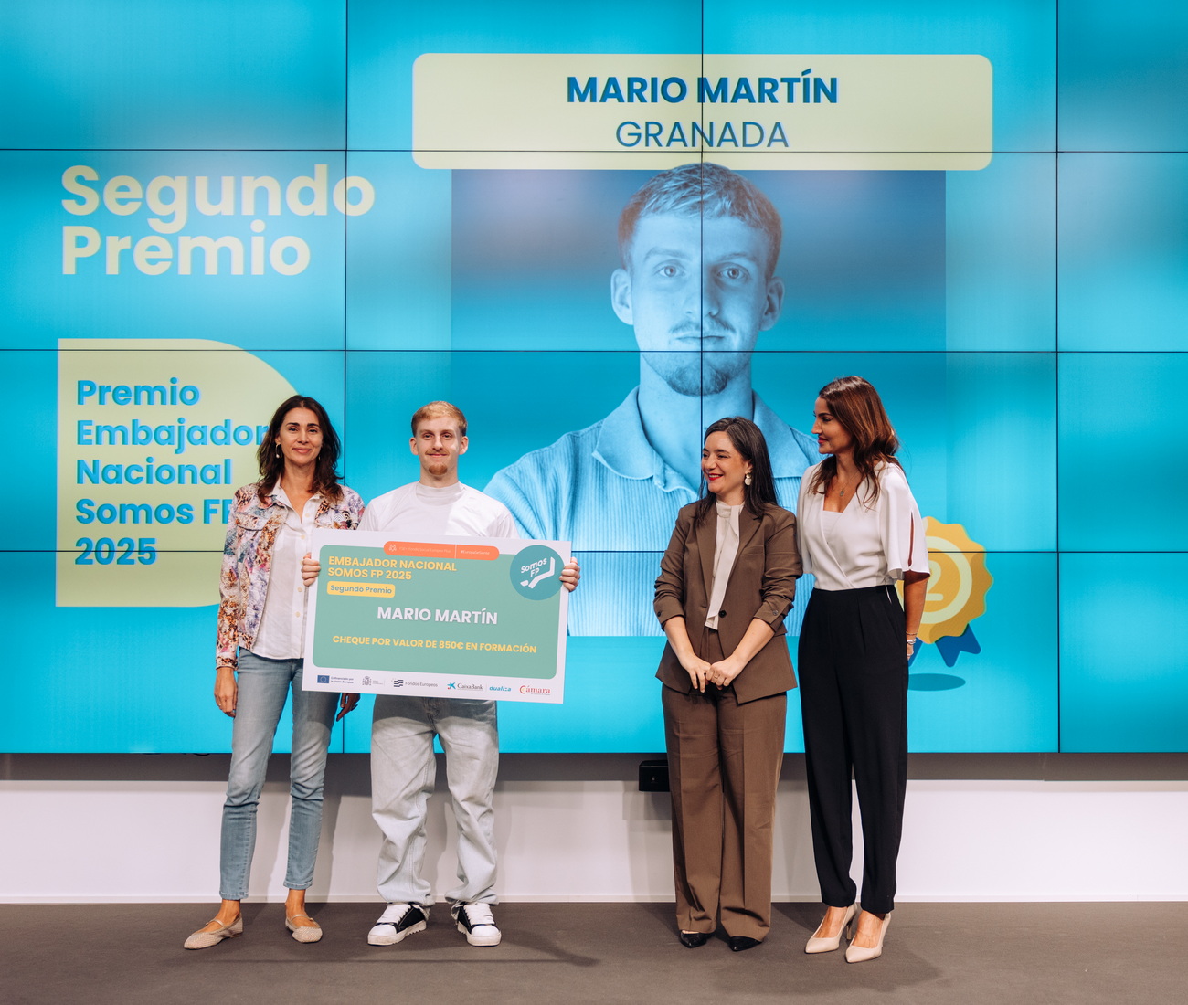 El granadino Mario Martín, segundo premio nacional Somos FP 2025